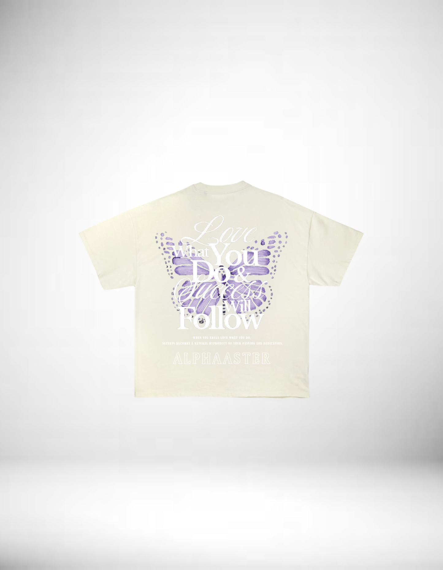 Cream Love & Success Graphic T-shirt